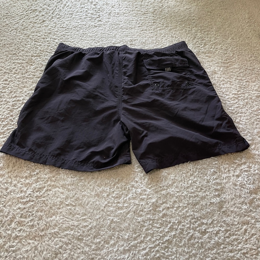Lands End Mens Swim Trunks Black Mesh Lined Board Shorts Size L 36-38 - Picture 8 of 9